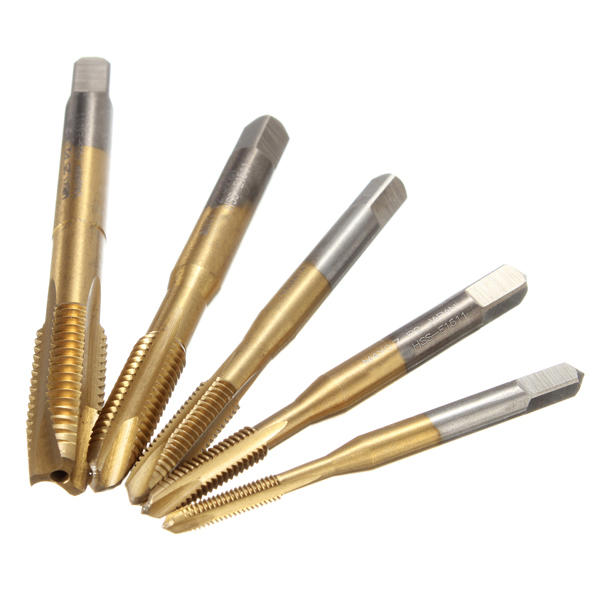 XYZ Brand M3-M8 Spiral Pointed Tap Right Hand Drill Attachment for Precision Threading